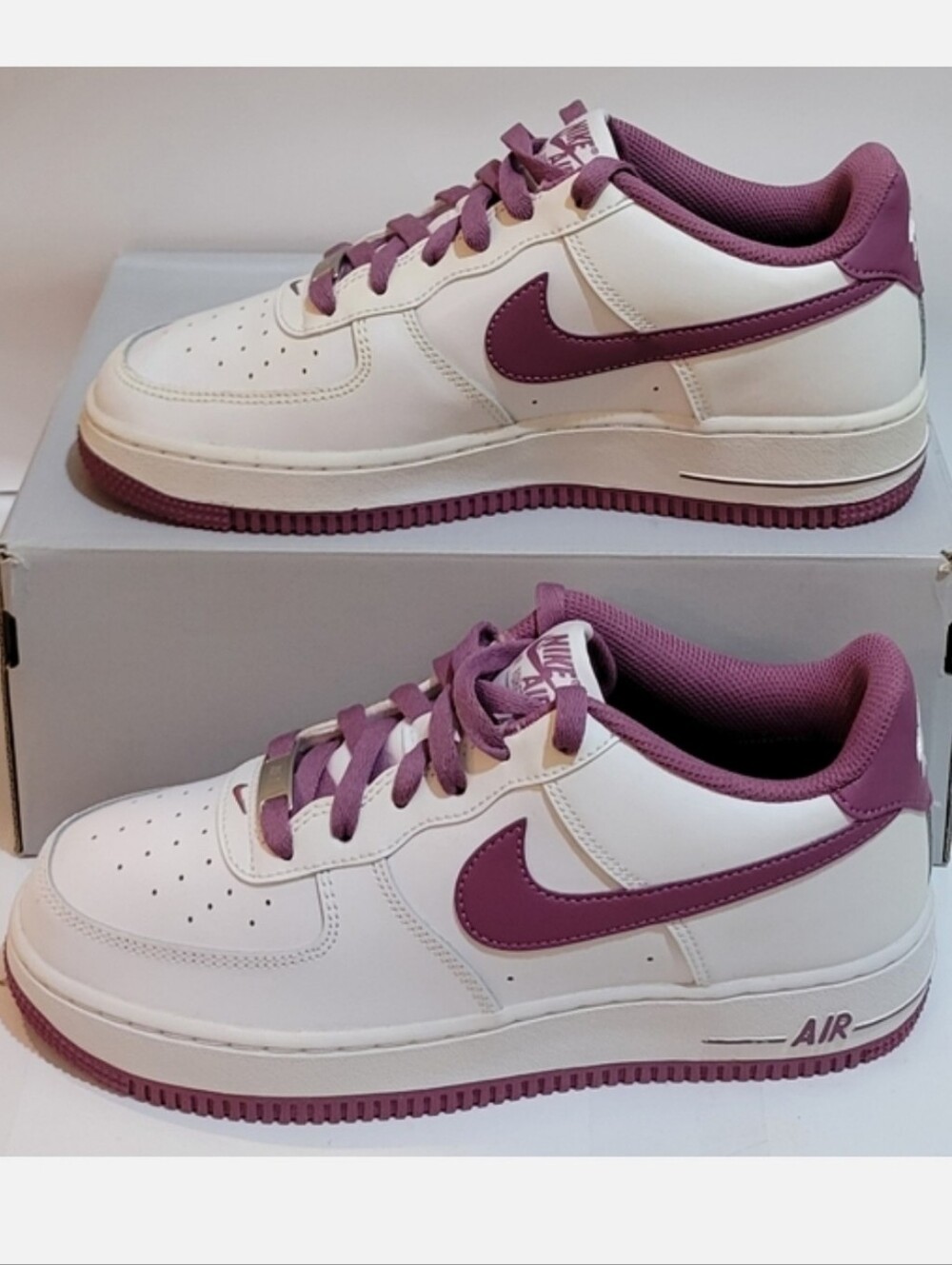 Nike Air Force 1 Low 06‎ GS White / Mauve Size 6.5 Youth / 8 Women's